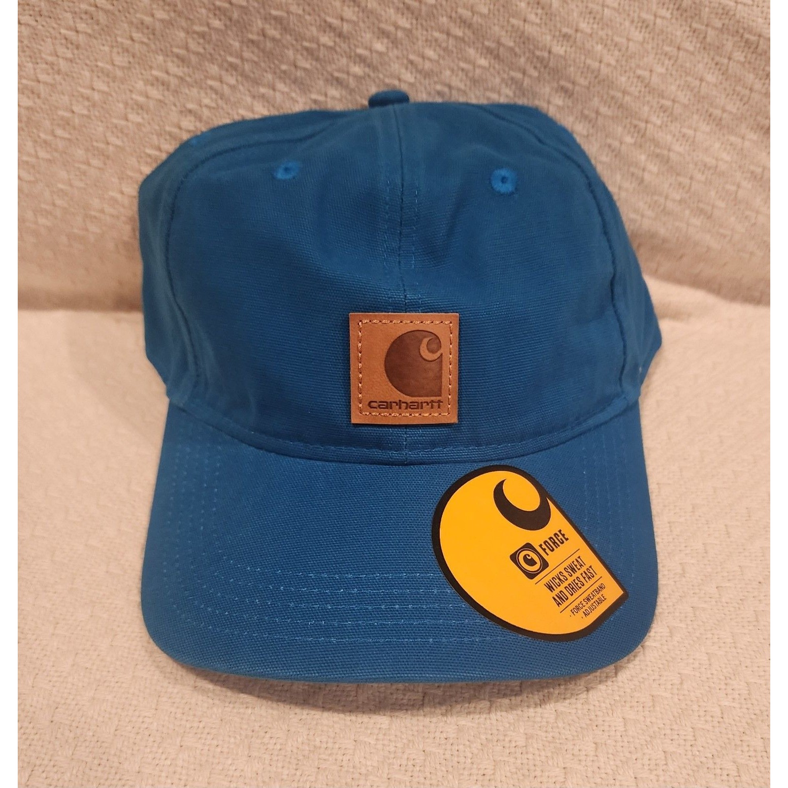 Carhartt Hat Strapback Marine Blue Baseball Cotton Canavs Cap